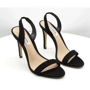 Steve Madden Black and Tan Heels